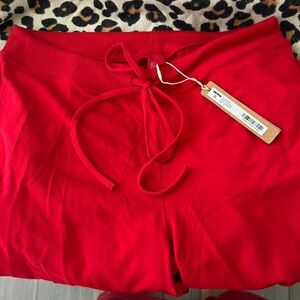 Skims cotton jersey straight leg pants